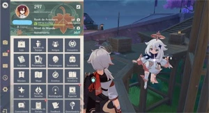 CONTA AR 50 KAZUHA + ARMA ASSINATURA + TARTAGLIA + NAHIDA - Genshin Impact