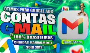 5 Contas Gmail (Promoção) - Emails