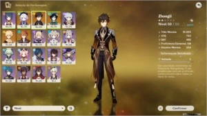 AR 42 , VENTI ,ZHONG, TARGALIA QIQI 48 RESINAS - Genshin Impact