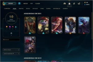 VENDO CONTA LVL 51 LEAGUE OF LEGENDS LOL
