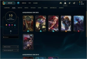 VENDO CONTA LVL 51 LEAGUE OF LEGENDS LOL