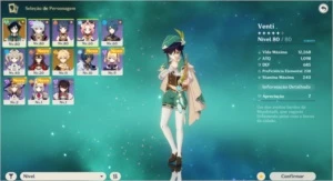 Venti + Razor c3 +10k de PRIMOGENS - Genshin Impact
