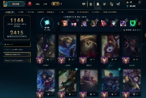 Conta season 2, Mestre, Pax Twisted Fate, GM Season passada - League of Legends LOL