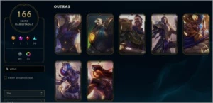 Conta lol skins 7 skin vitoriosas e muito mais (ver anúncio) - League of Legends