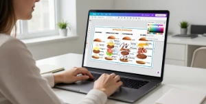 Template Montagem Hamburgueria Canva - Others