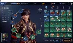 Conta mir4 lvl 45 40k pp, perfeita para farma