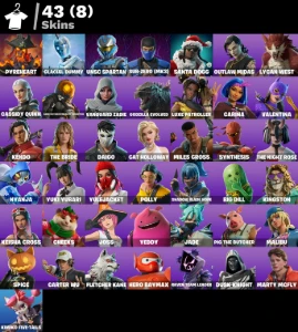 Conta Fortnite | 43 Skins | Outlaw Midas | Entrega automátic