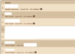 VENDO ACC EK 464, EK 257, MS 152, RP 120 (CELEBRA) - Tibia
