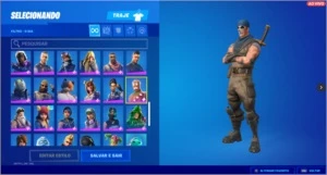 Conta Fortnite com passe da temporada 4 até a 1 da temp 2