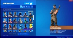 Conta Fortnite com passe da temporada 4 até a 1 da temp 2