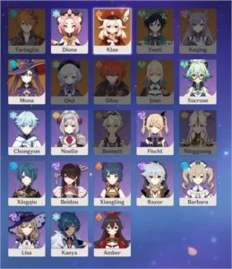Conta com Klee e Mona AR 44 Com 1000 Gemas. PC/Mobile - Genshin Impact