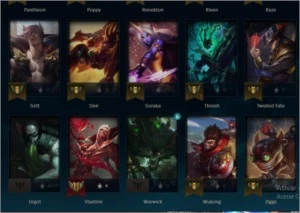 Conta diamante 1, League of legends LOL
