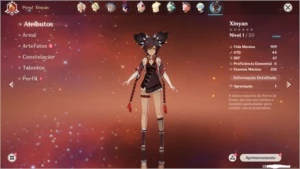 GENSHIN IMPACT 6 X 5 ESTRELAS 4X5 ARMAS 22 PERSONAGENS AR36