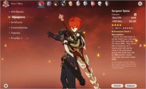 Genshin Impact Diluc, Venti, Keqing, Zhongli