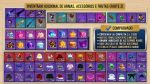 CONTA BLOX FRUITS LVL MAX | HAKI VERMELHO LENDÁRIO | DOUGH V - Roblox