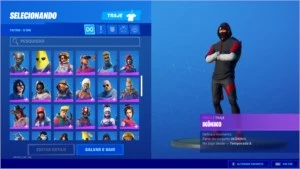 Fortnite Season 1 Cavaleiro Negro - Tubarao Mako - Ikonik
