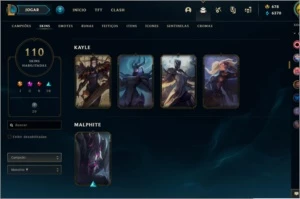 Skins raras - League of Legends LOL
