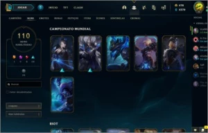 Skins raras - League of Legends LOL