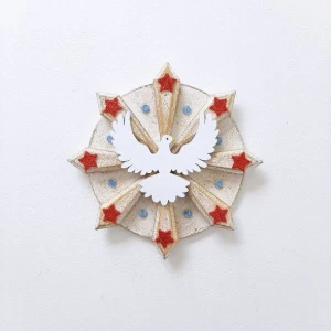 Divino Estrela Vermelha - Artesanato e Personalizados