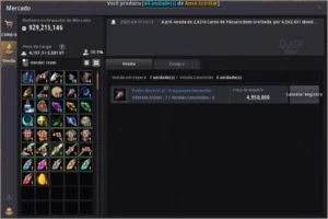 Conta Black Desert Online Mago 590 GS SUCESSÃO