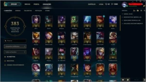 acc lol platina lll faltando 24 campeoes borda de ouro - League of Legends