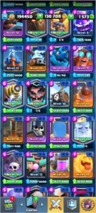 Clash royale nv13 todas cartas