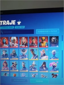 CONTA COM 119 SKINS E 96 PICARETAS (PASSES ANTIGOS) - Fortnite