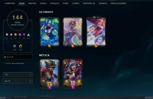 💎 Conta League of Legends – Diamante IV | 144 Skins LOL