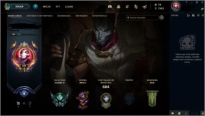 Conta lol plat IV, todos os champs e 233 skins - League of Legends