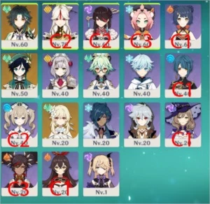 Vendo conta Xiao + Venti + Baculo de Homa + Atlas Celestial - Genshin Impact