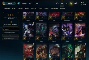 Conta Bronze 1 com 41 Champs e 6 Skins + 1 Fragmento - League of Legends LOL