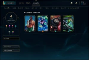 Conta platina 5 - League of Legends LOL