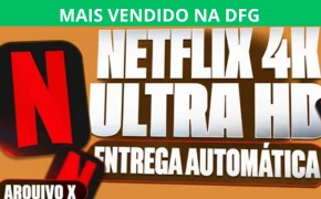 Netflix 4K Ultra Hd 30 Dias | 1 Tela Com Pin + Entrega Autom - Assinaturas e Premium