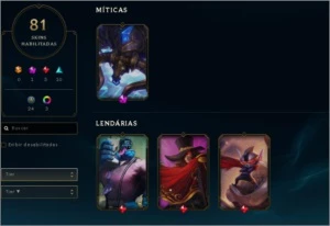 Conta level 93 (Prata 1) 81 Skins (Alistar Hextech GEMA) - League of Legends LOL