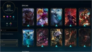 Conta level 93 (Prata 1) 81 Skins (Alistar Hextech GEMA) - League of Legends LOL