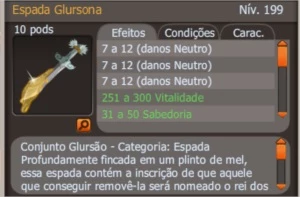 Conjunto Glursão Completo,Magiado (SPIRITIA) - Dofus