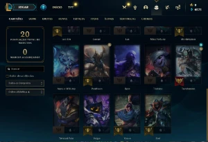 Conta Mestre Smurf 300 pdls - League of Legends LOL