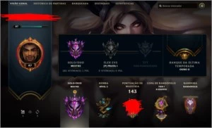 Conta MESTRE League of Legends LOL