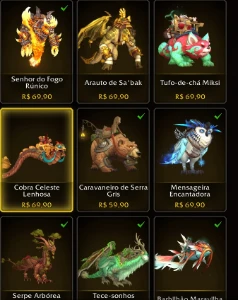 Conta Rara Wow Quase Todos Os Itens Da Loja E Midnight - Blizzard