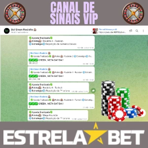 Canal Vip Sinais Roleta ESTRELA BET - 24 horas - Outros