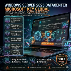 Windows Server 2025 Datacenter Microsoft Key GLOBAL