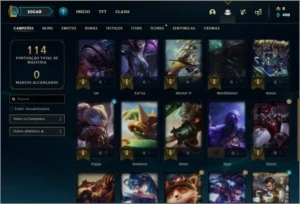 Conta platina 4 - League of Legends LOL