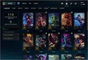 Conta platina 4 - League of Legends LOL