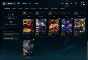 Conta platina 4 - League of Legends LOL