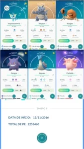 Conta Pokémon Go Level 30