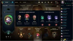 Conta LoL ouro 2, barata pra sair logo. - League of Legends