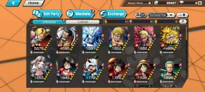 Conta bounty rush com Garp lvl 70 - One Piece Bounty Rush OPBR