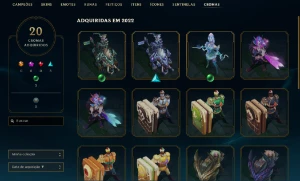 Conta LoL Platina 1 - League of Legends