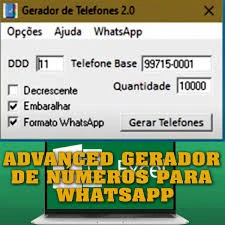 gerador de numeros para whatsapp