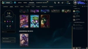 CONTA LEAGUE OF LEGENDS LOL